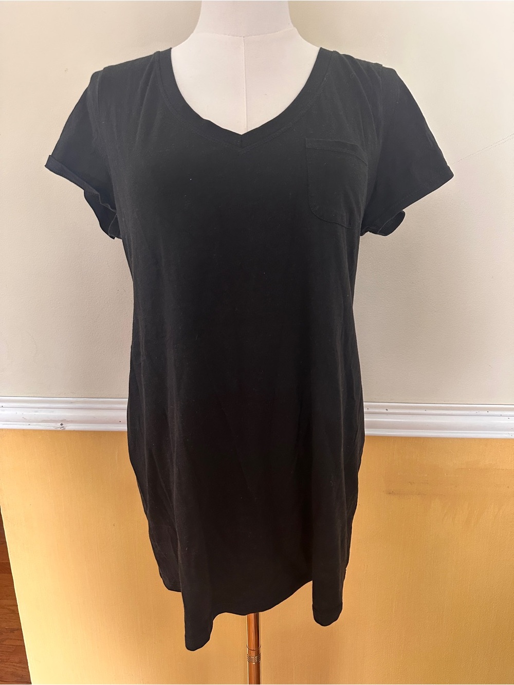 Motherhood Maternity Black Cotton-Blend T-Shirt
